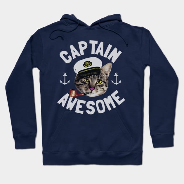 Captain Awesome Hoodie by toddgoldmanart